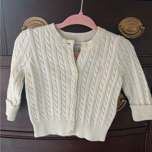 Ralph Lauren Cable Knit Cream Sweater